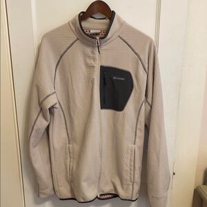 COLUMBIA Men's Fleece Zip Jacket with Omni-Heat Size M